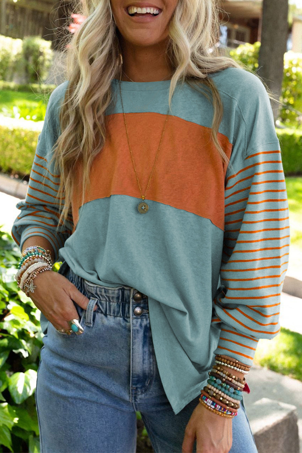 COLORBLOCK LONG SLEEVE