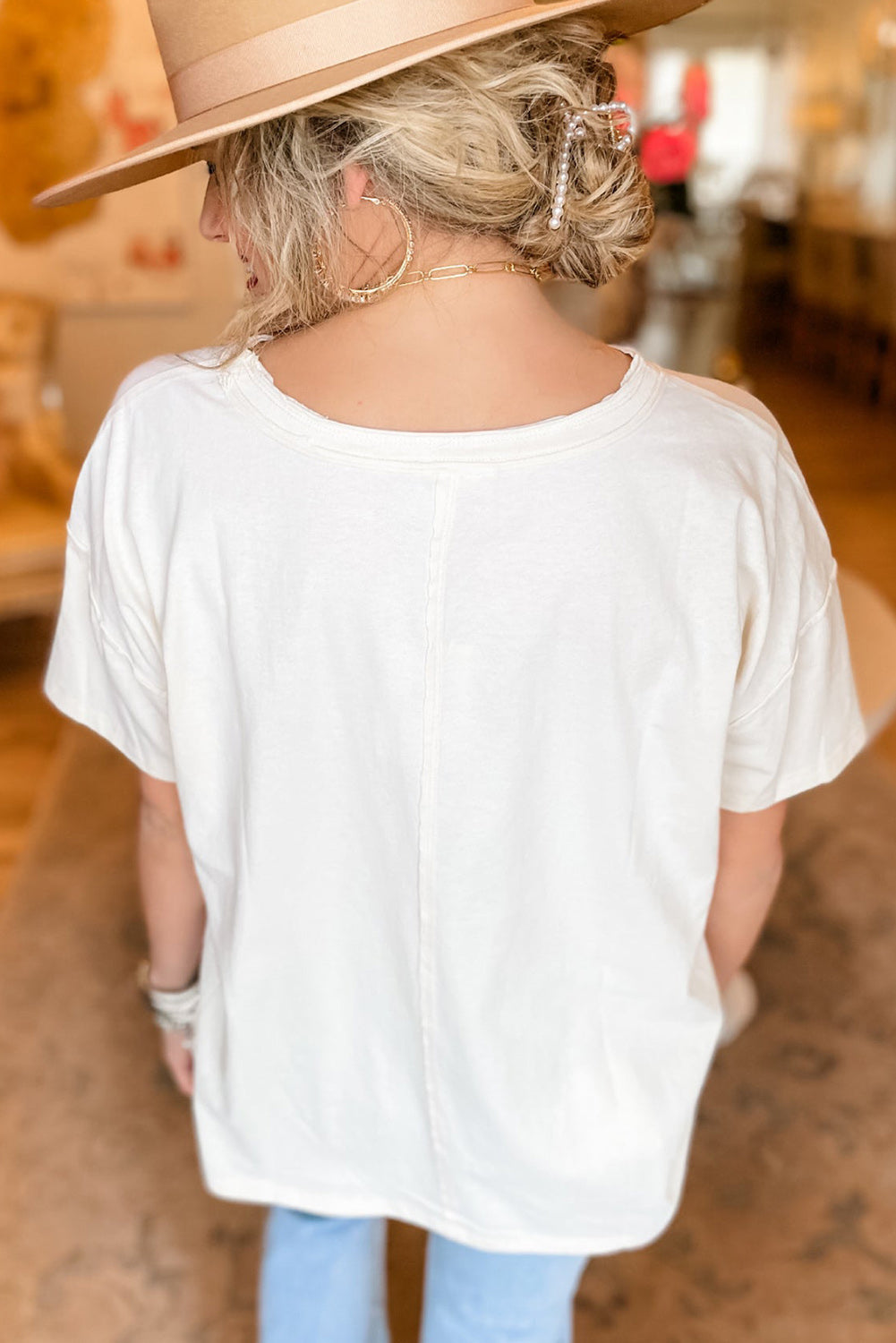 PICNIC PERFECT OVERSIZED STAR TEE