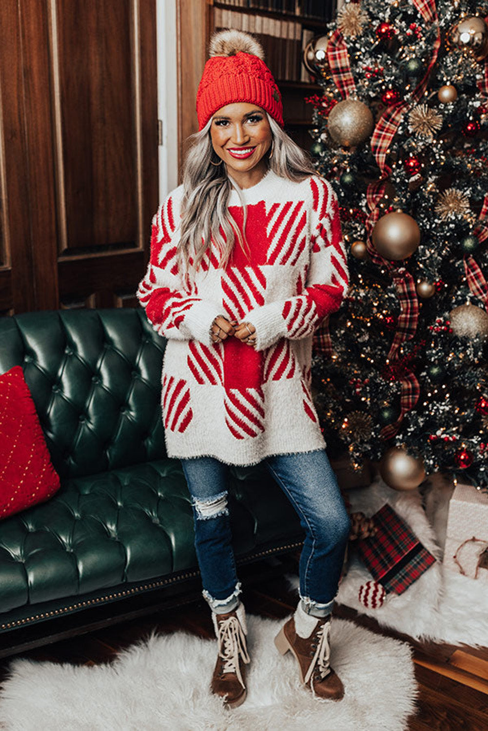 CANDY CANE DREAM SWEATER
