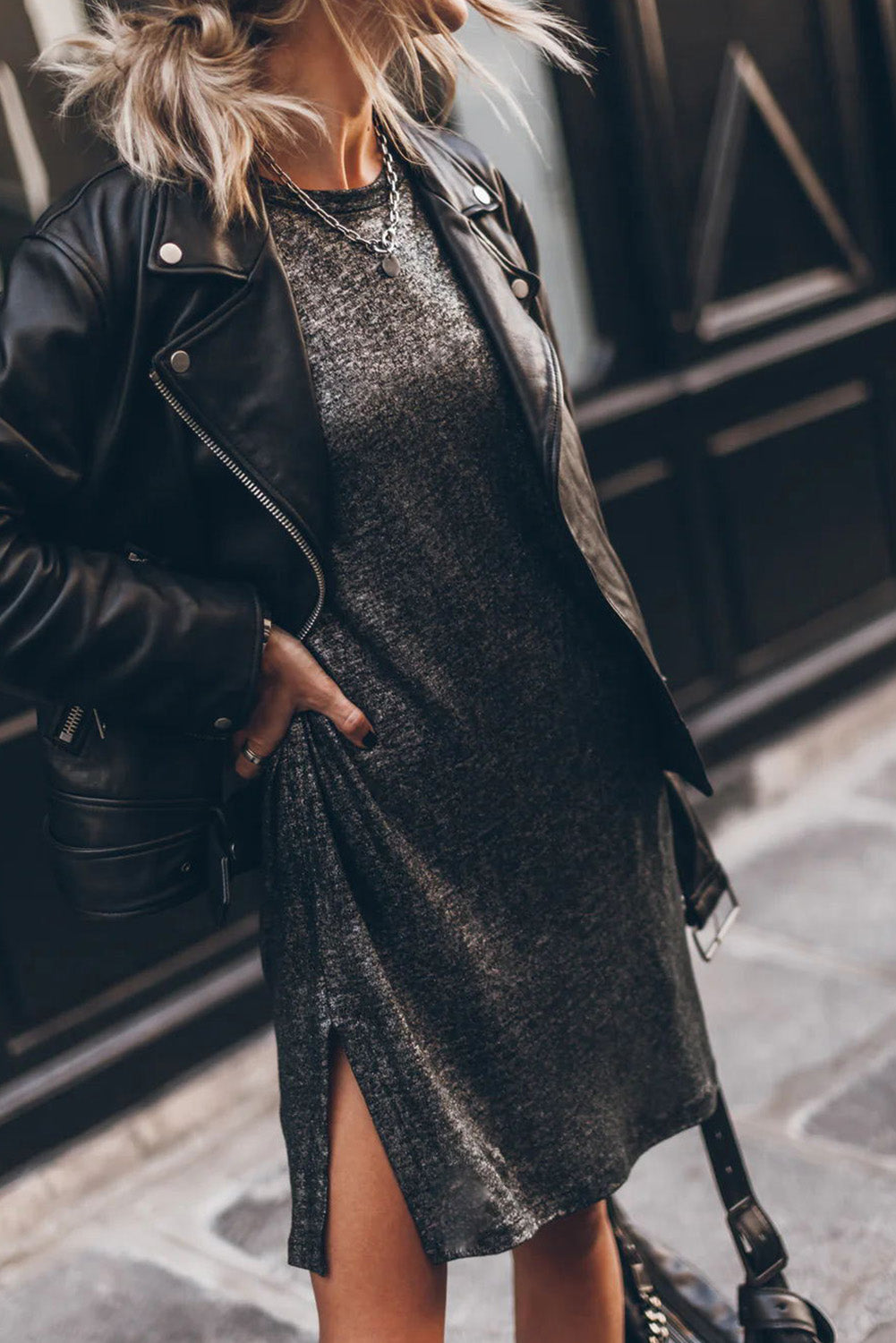 SHINING NIGHT T SHIRT DRESS