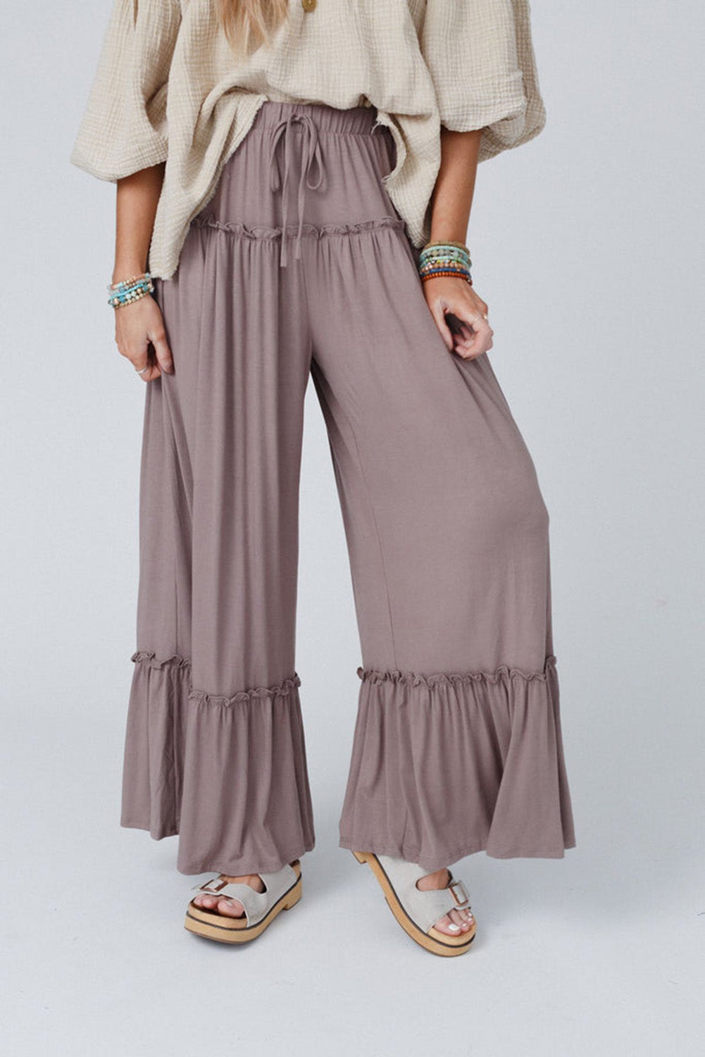 MAUVE ME FRILL PANTS
