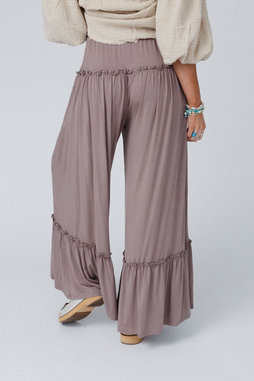 MAUVE ME FRILL PANTS
