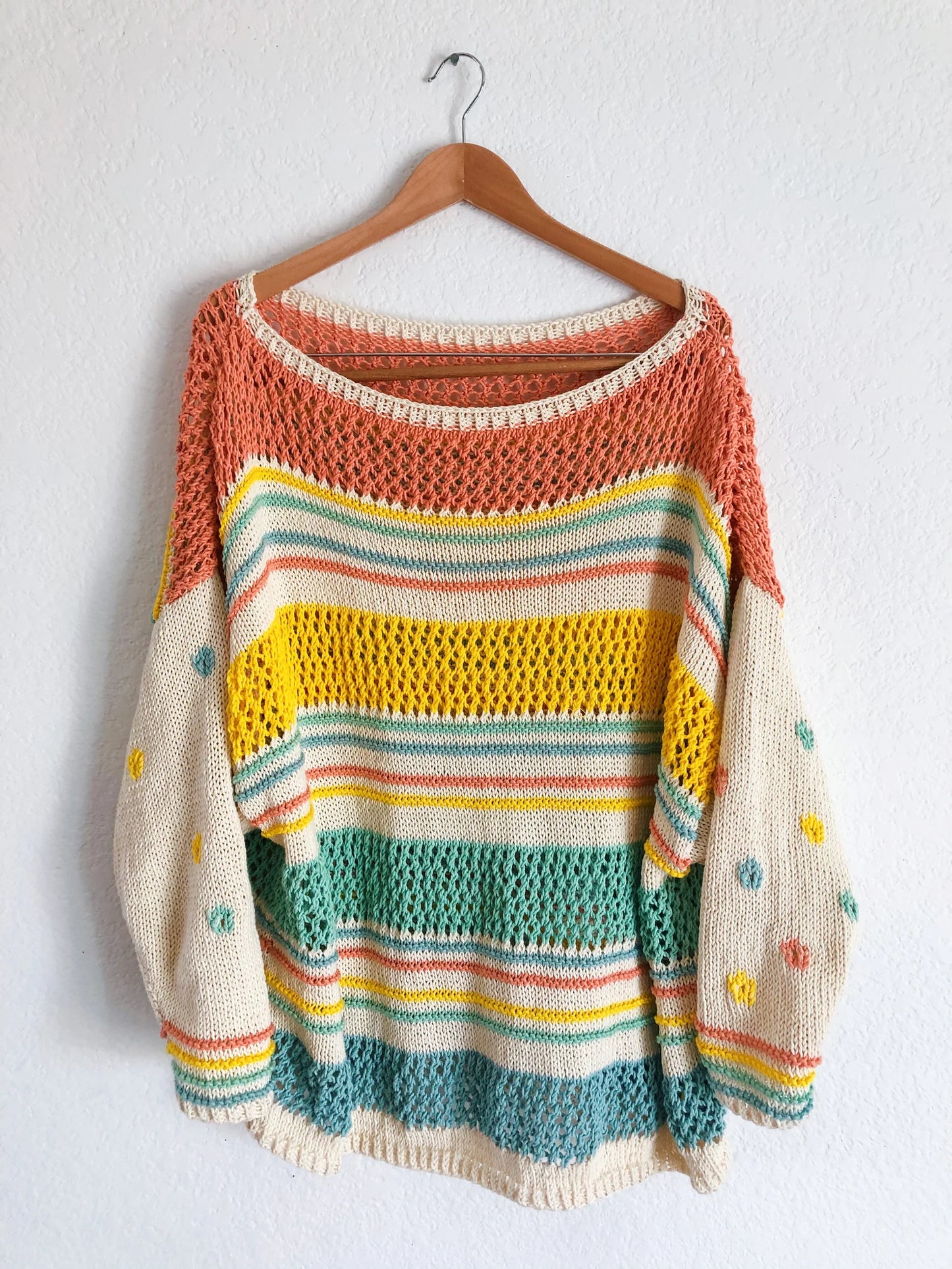 FEELING FLOWERY KNIT PULLOVER