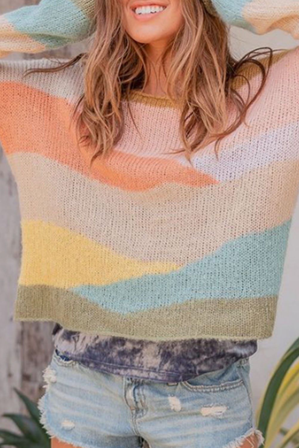 SANDY DROP SHOULDER SWEATER