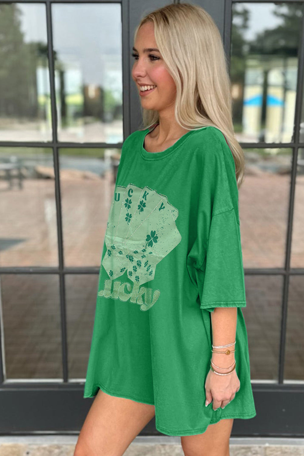 LUCKY T SHIRT DRESS