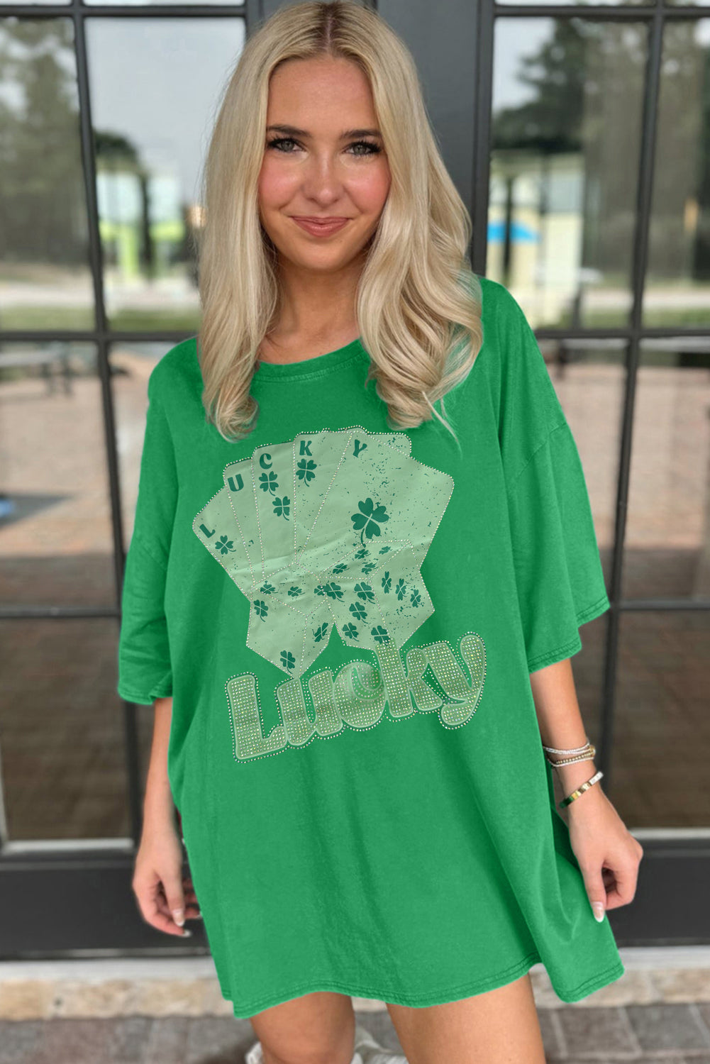 LUCKY T SHIRT DRESS