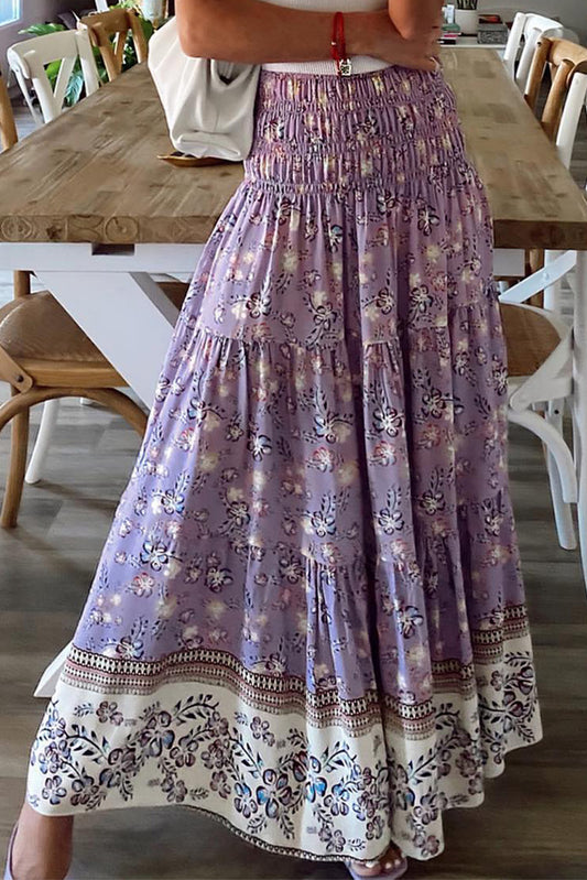 LILAC FLORAL MAXI