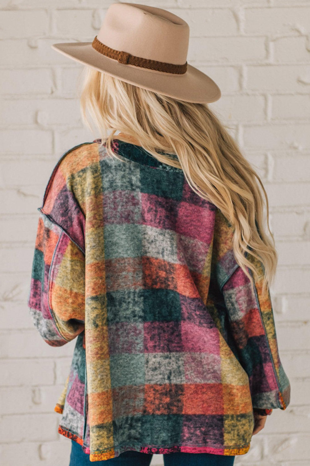 MULTICOLOR BRUSHED JACKET