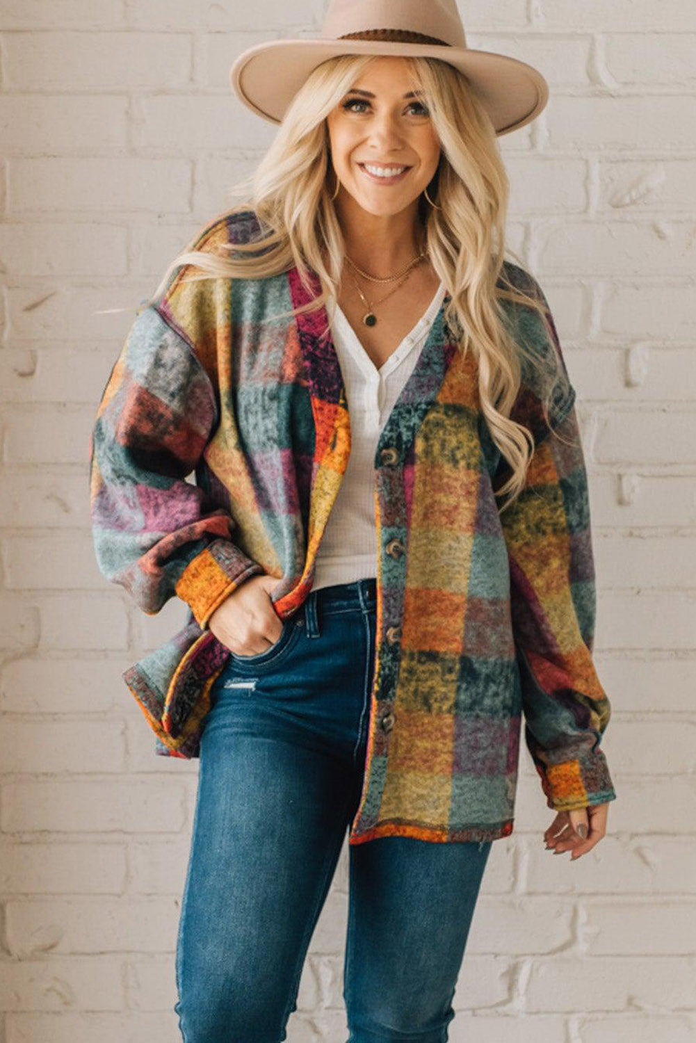 MULTICOLOR BRUSHED JACKET